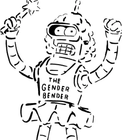 Gender Bender stencil