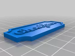 Ghostface Nameplate