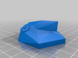 Low Poly Pigeon Witcher Medallion