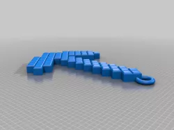Minecraft Axe keychain