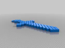 Minecraft Sword keychain