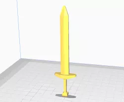 Mini 2 handed sword