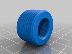 Mock Huxwrx Flow 556K Suppressor for Airsoft or AR-15 with 14mm Thread
