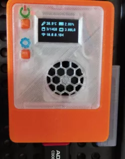 Modular Snap Together Raspberry PI4 128x64Oled Fan