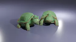 Mr and Mrs Turtle - Little desktop couple - remixable