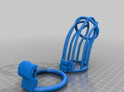 My Customized [18+ NSFW] Parametric Chastity Cage