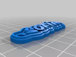 My Customized Multiline Tag or Keychain