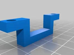 My Customized Parametric U Bracket for miter stick holders
