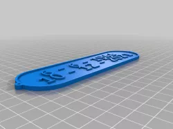 My Customized TZT's Customizer Label with 2 lines
