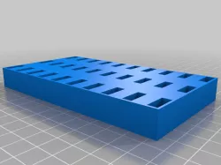 My Customized USB Storage Box With Spacing Parametric