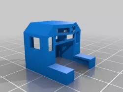 N Scale EMB Cab for SD 40-2 Intermountain Loco