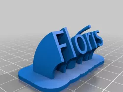  name plate floris