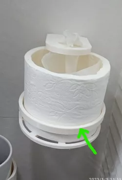 PAPEL PORTARROLLOS WC TOILLETTE PAPER -MEJORADO-