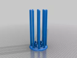 Plastic Bag Drying Rack w/ Added Height Adapter (v3)