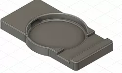 S21 FE with EF JG990 Clear Standing Cover Charger encasement