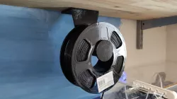 Shelf filament holder