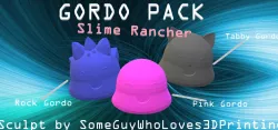 Slime Rancher GORDO: Pink, Rock and Tabby gordo!