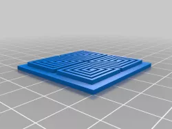 Texture Stamp Pairs: #1 Squared Swirl 