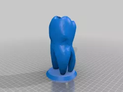 Toothy pen holder