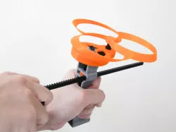 Toroidal propeller launcher (snap-fit model)