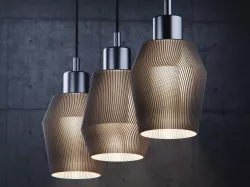 Twisted lamp shade for IKEA Skaftet