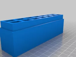 2col7row GBIC box - bottom