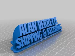 Alan new plate