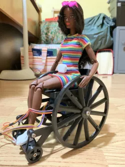 Barbie Robot Wheel Chair for assisted living demonstrations