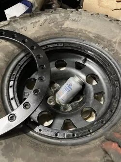 Beadlock ring spacer for KMC 15" beadlocks with 24 bolts