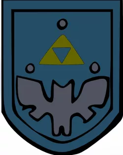 Bouclier de Link, dans Zelda 4 swords sur Gamecube (shield)