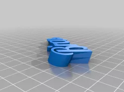 Brian Jenniferomized iamburny's v2  Text - Name Keyring / Keyfob