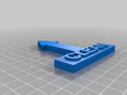 CLEAN whiteboard magnet for projected clocks, timers, and time management