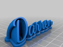 Darren Name Plate