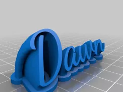 Dawn Name Plate
