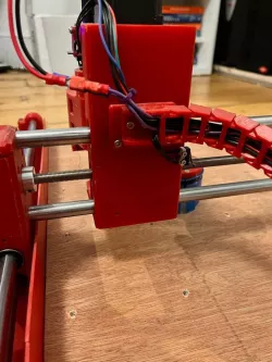 DIY Dremel CNC X Carriage Cable Chain Adapter