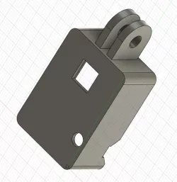 ESP32-CAM upper Gopro mount with led