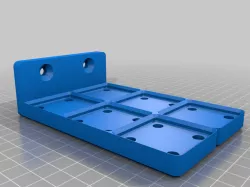 Gridfinity V-Slot Endrail Baseplate