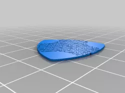 Hex Guitar Pick with Imagine Dragons Logo