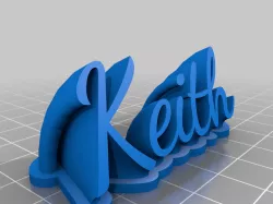 Keith Name Plate