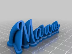 Marcus Name Plate