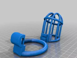 My Customized [18+ NSFW] Parametric Chastity Cage
