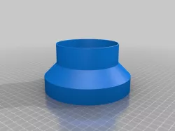 My Customized Customizer pipe adapter - hose fitting with  overhang angle