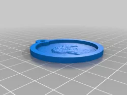 My Customized Keychain Lithopane pepper