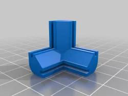 My Customized Parametric Mini Modular Framing System - Corner Block and Rail