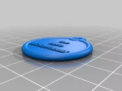 My Customized Parametric Pet tag for collar