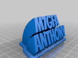 Name Tag 3d