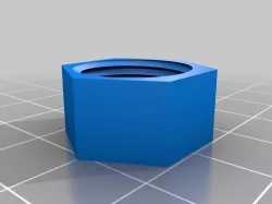 Nut 3/8" 