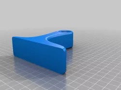 Pole bracket for 3M command strips - Curtains, towels or anything