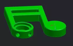 Rompicapo Gioco con Nota musicale e chiave di violino - Brain teaser / Game with Musical note and treble clef
