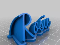 Rosie Name Plate
